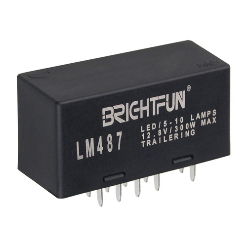 BrightFun 10-Pin Hazard Warning and Turn Signal LED Flasher Relay, LM487 10383321 for Chevy Tahoe GMC 2003-2006-1765337370