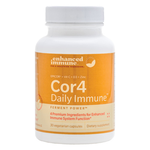 Enhanced Immune Cor4 Daily Immune Supplement (30 Count, Pack of 1), EpiCor Immune Support Supplement with Vitamin C, Vitamin D3 and Zinc - Epicor Supplement, Immune Booster for Adults-1765338500