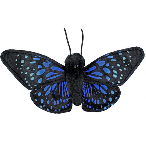WISHPETS Butterfly Stuffed Animal Plush Toy for Kids - 8" Blue Butterfly