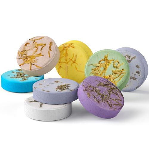 SWCANDY Shower Steamers Aromatherapy Birthday Gifts for Women Travel Essentials, 8 Pcs Lavender, Bath Bombs Shower Bombs with Natural Essential Oils, Relaxation Home SPA-1765341724