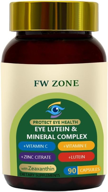 Eye Health Supplement with Lutein, Zinc, Vitamins C/E, Zeaxanthin, Omega 3 for Macular Health and Dry Eye,90 Tablets Eye Health Supplement with Lutein, Zinc, Vitamins C/E, Zeaxanthin, Omega 3 for Macular Health and Dry Eye,90 Tablets