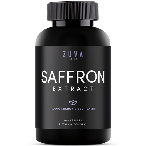 Ultra6 Saffron Supplements - 100% Pure Saffron Extract Capsules and Mood Enhancer for Women and Men - Natural Supplement for Eye Health (90 Servings)