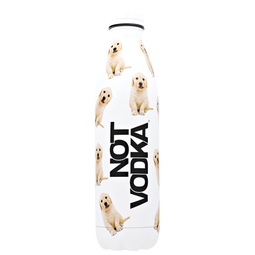 Not Vodka Puppies Make Me Happy Bullet Water Bottle, 25 oz Not Vodka Puppies Make Me Happy Bullet Water Bottle, 25 oz