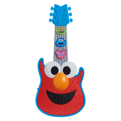 Sesame Street Rock with Elmo Guitar, Dress Up and Pretend Play, Lights and Sounds Preschool Musical Toy, Kids Toys for Ages 2 Up by Just Play-1765347960