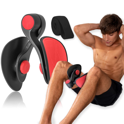 Thigh Exerciser 35lb Pelvic Floor Exercise Devices Inner Thigh Kegel Exerciser Pelvic Floor Muscle Workout Equipment Train for Home Hip Under Desk Exercise Men Women with Band