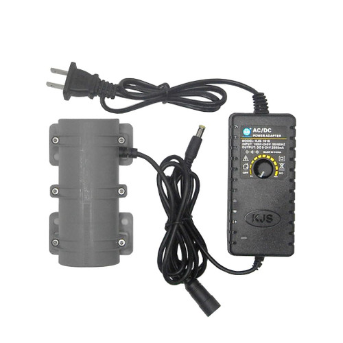 E-Found 24V Vibration Motor, with 110V Adjustable Speed Power Adapter, 3800RPM, Rotary Speed for Massage Bed Vibration Alert Chair, Shaker Motor-1765515155