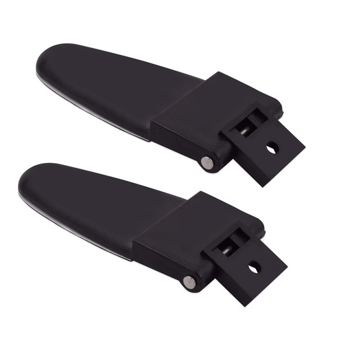 Ciuouient 2Pcs 103528 Truck Cap Glass Rear Door Hinges with Hardware,Glass Rear Door Hinge Fits for LEER Truck Cap 100XL/100LE(Replace#71543/53248 / 67158)-1765515242