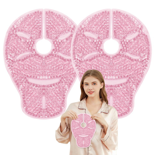 Breast Therapy Ice Packs Large Hot Cold Breast Pads, Nipple Cooling Gel Pads for Clogged Milk Duct Relief, Engorgement, Breast Augmentation Surgery, Breastfeeding Essentials for New Moms, 2 Pack-1765515284
