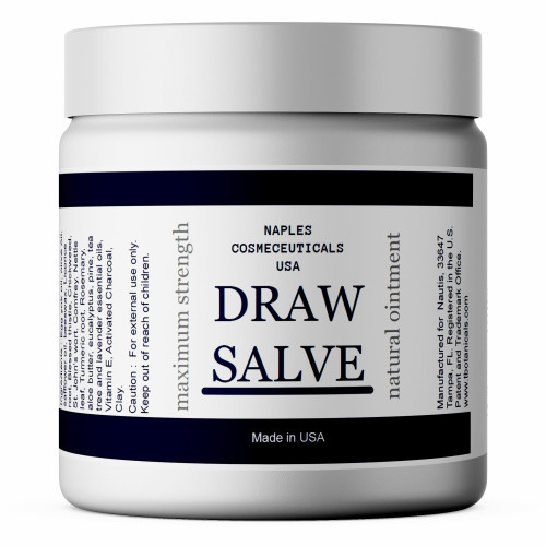 Drawing Salve for Boil Ease Cysts Splinters Burns Poison Ivy Ingrown Hair Fast Draw Ointment (2 oz)