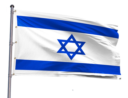 PLAIEI Extra Large Israel Flag 10x15FT Giant Israeli National Flag Printed 100D Polyester With 5 Grommets For Israelite Themed Festival Events Parades Party Decor-1765515832