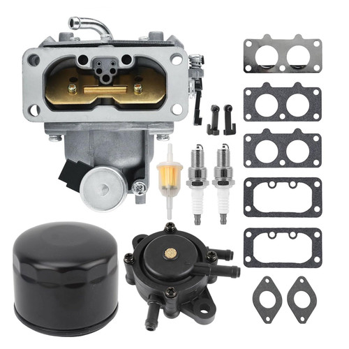 WHFZN GT245 Carburettor Carb For John Deere AM134637 GX255 GX335 Carb Compatible with FH641V FH661V FH721V FX850V FH601V FX801V EngineS With Oil Filter Fuel Pump-1765516156