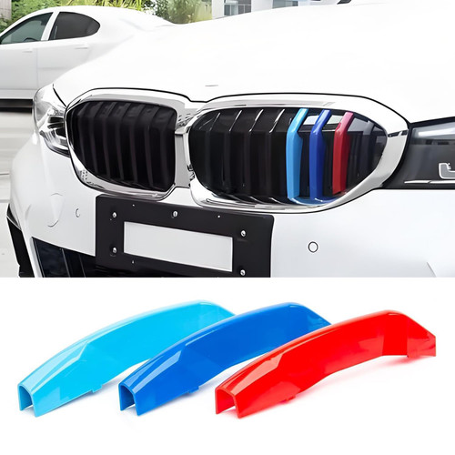 IIKSDII Automotive Grille Inserts for 3 Series G20 G21 2019-2022 330i 340i 8 Grilles,Front Grill Accessories M Color