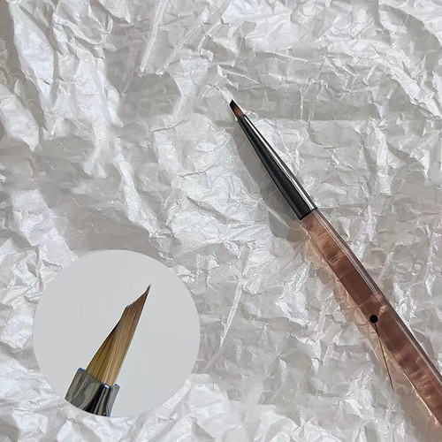 Nail Brush for Drawing Petals and Butterflies, Watercolor Paint Brushes for Oil Painting, Acrylic Paint Brushes（1 PACK） (dark brown)-1765518653