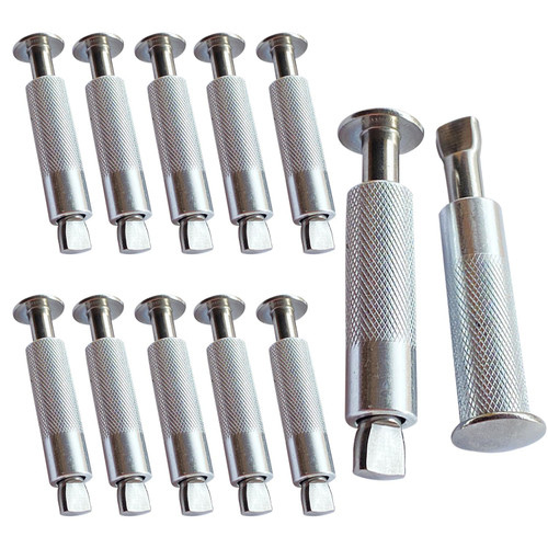 12pcs Pool Tarpaulin Screws Anchor for Swimming Pools Anchor Screws for Cover 16 x 65 mm Retractable Anchor Screws for Tarpaulins and Pool Covers (12)-1765519619