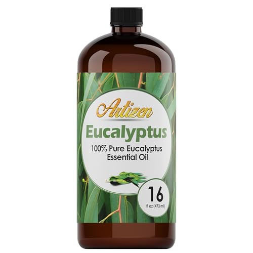 Artizen Eucalyptus Oil Bulk 16oz - Natural Scent for Candles, Diffusers & Aromatherapy