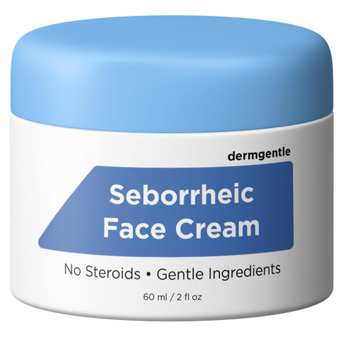 Seborrheic Face Cream for Dry Skin - Hydrates & Supports the Skin Barrier with MCT Oil, Squalane - Moisturizing Face, Scalp and Body Cream for Sensitive Skin - No Steroids, Gentle Ingredients-1765521021