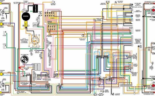 Full Color Laminated Wiring Diagram FITS 1950 1951 Lincoln Large 11" X 17" Size Laminated