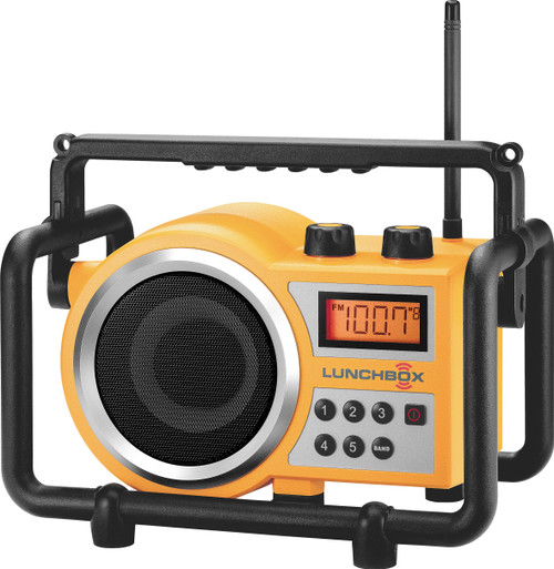 Sangean LB-100 AM FM Radio Ultra Rugged Compact Yellow