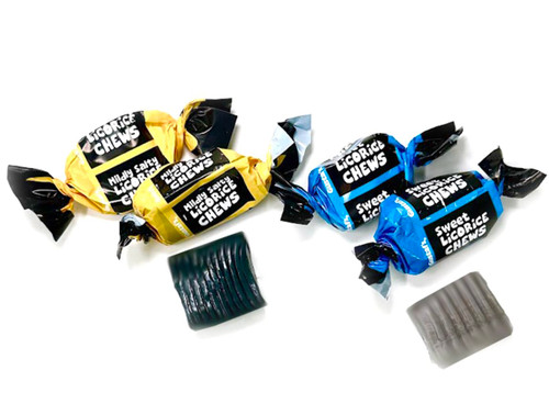 SweetGourmet English Style Salted Licorice Toffees | Individually Wrapped | 3Lb