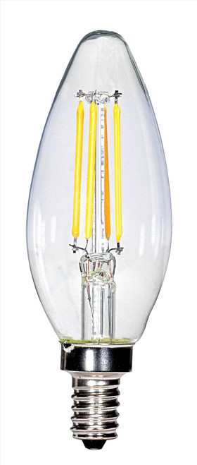 Satco S9922 3.5W CTC/LED/27K/CL/120V ( 6 pack )