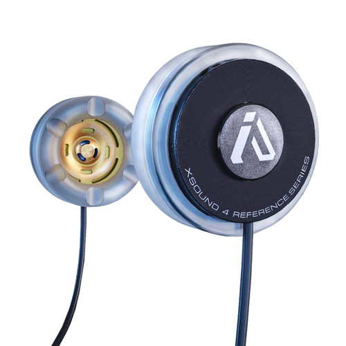 I A S U S High Def XSound 4 Helmet Speakers - Motorcycle Snowboard Helmet Speakers - Works with Most Comms with Earbud Ports – Includes Accessories for Install