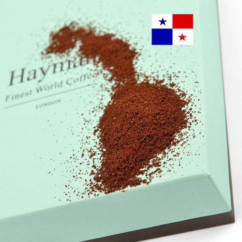 Hayman, 100% Panama Geisha Coffee, Ground, Medium Roast, 7oz | Fresh Roasted Panamanian Gesha Coffee