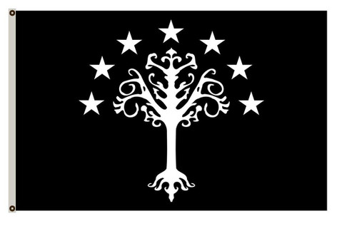 Fyon Large Gondors flag from J. R. R. Tolkiens Middle-earth Flag 3X5Ft