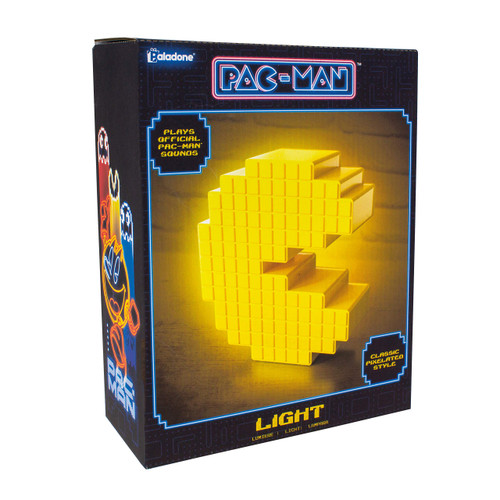 Paladone Pacman Pixelated Light - Vintage Gaming Desk Lamp Paladone Pacman Pixelated Light - Vintage Gaming Desk Lamp