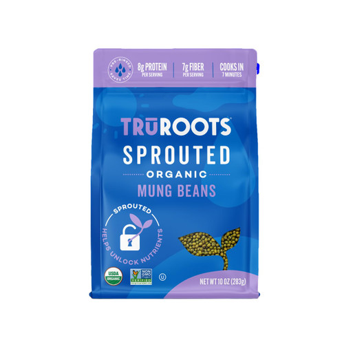TruRoots Organic Sprouted Mung Beans, 10oz (Pack of 1)