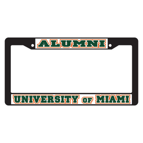 Miami Plate_Frame (BLK PLATE FRAME MIAMI ALUMNI (23522))