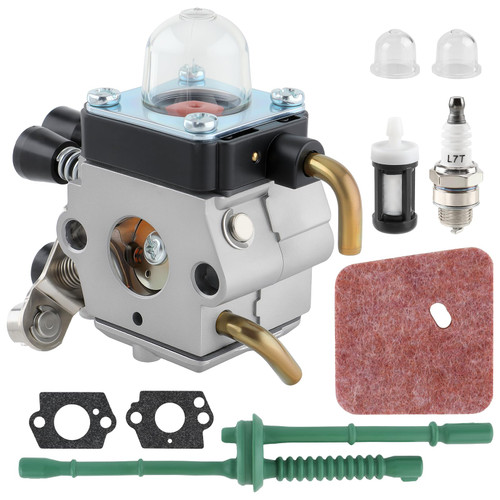 AUTOKAY C1Q-S97 Carburetor for Stihl FS38 FS45 FS46 FS55R FS55RC KM55 HL45 FS45L FS45C FS46C FS55C FS55 Carb Weed Eater with Air Fuel Filter Tune-up Kit