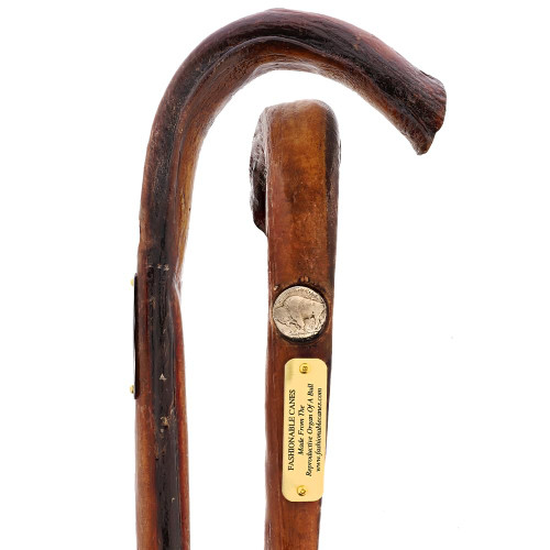 Royal RC Canes Bold Collector's Piece Bull Organ Tourist Handle Walking Cane– Unique Canes for Men and Canes for Women
