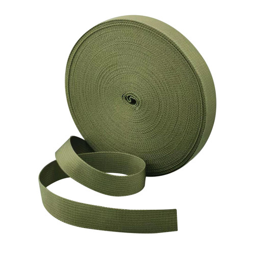 HanyHere 1 Roll 65.6 Feet Tree Tie for Plant Support Garden Strap 1 Inch Width Staking and Guying Material 1,800 Lbs Strength (Army Green)