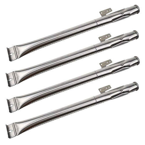 BBQ-Element Stainless Steel Grill Burner Tubes Replacement for Nexgrill 720-0830H, 720-0783E, 720-0864, Gas Grill Pipe Burners for Kenmore, Kitchen Aid, Nexgrill 720-0830A Gas Grill.(4 Pack)