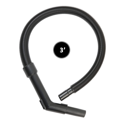 ALL PARTS ETC. Hose Replacement for Oreck XL Canister Vacuum Attachments, Fits Shurlok or Friction Buster B Oreck Handheld Vacuum Models, Hose for Oreck Parts and Accessories (Swivel, 3')