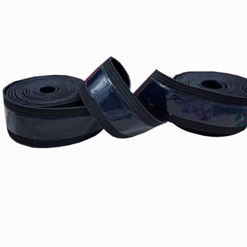 1 inch Non Slip Straight line Silicone Gripper Elastic Band Tape for Sewing/Hair/Cuffs of skiwear, Underwear 5 Yards per Roll (1 Inch, Black-1)
