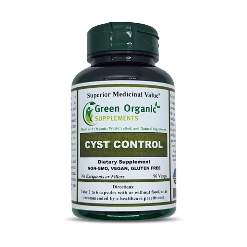 Green Organic Supplements Cyst, Breast Cyst, 90 VCaps, High Absorbable, Non-GMO, Gluten-Free (Pack of 1)
