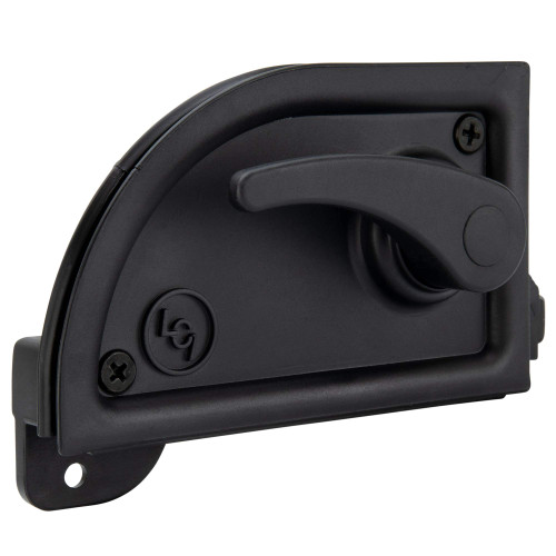 RecPro RV Screen Door Latch | RV Exterior Accessories | Black | Camper Screen Latch | Right Hand