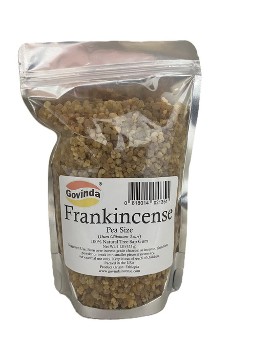 Govinda Frankincense Natural Tree Sap Gum Pea Size 1 lb