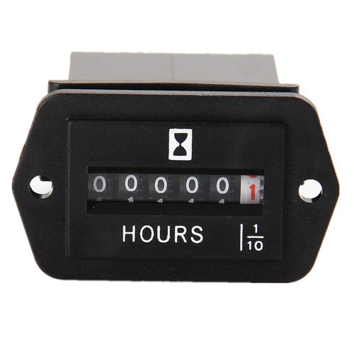 DC 6-80V Mechanical Hour Meter - AIMILAR Hourmeter for Diesel Engine Generator Boat Motorcross Motor Truck Tractor