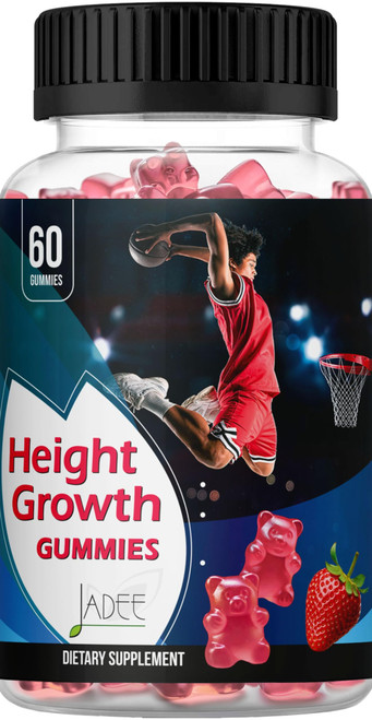 Jadee Height Growth Gummies for Teens & Kids Calcium 325mg, Teen Vitamins D3,K2,C, Magnesium, Ashwagandha, Zinc, L-Arginine - Bone Healthy Growth, Development & Strength - Height Increase & Immunity Jadee Height Growth Gummies for Teens & Kids Calcium 325mg, Teen Vitamins D3,K2,C, Magnesium, Ashwagandha, Zinc, L-Arginine - Bone Healthy Growth, Development & Strength - Height Increase & Immunity