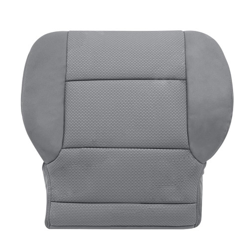 Zieichy Driver Side Bottom Replacement Cloth Seat Cover Gray Compatible with 2014-2019 GMC Sierra 1500 2500 3500 1500HD 2500HD SLE SLT
