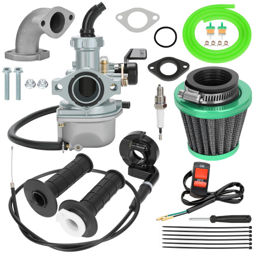 YOXUFA PZ22 22mm Carburetor Carb with 7/8 Twist Throttle Cable Grip for Apollo RFZ Coolster SSR TaoTao 125cc 110cc Pit Dirt Bike ATV Quad 4 Stroke Chinese Motorsports Parts-1765813990