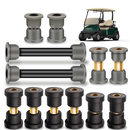 FIXHAWK Club Car Precedent Bushing Kit, Polyurethane Bushings for Front & Rear Suspension and A Arm Suspension, Suitable for 2004-Up Golf Cart .Replace OEM# 102506601, 102506401, 102956201