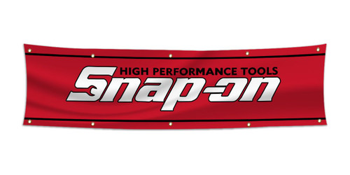 AIFLAG Snap on Tools Banner Flag 2x8ft Garage Shop Wall Decor Flags