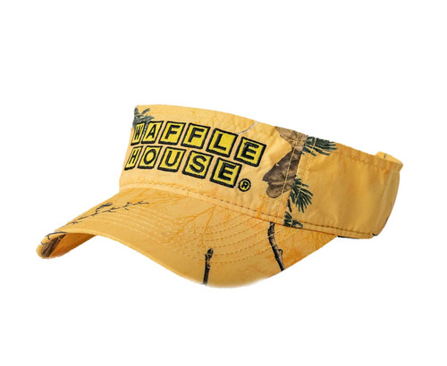 Realtree Xtra Gold Camo WH Embroidery Logo Visor | Adjustable Velcro Backing | Limited Edition for Men and Women-1765817718