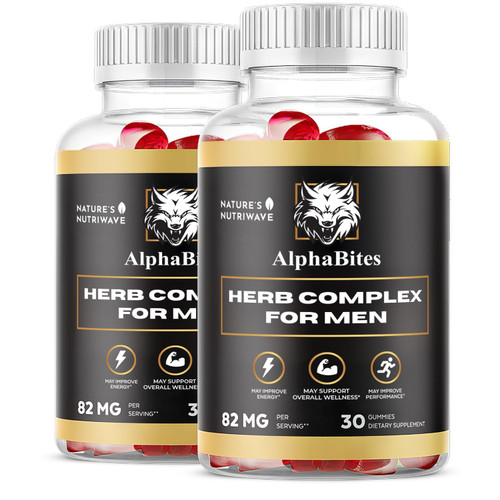 Nature’s NutriWave AlphaBites Gummies - Original Formula Alpha Bites, 30 Gummies, 2 Month Supply