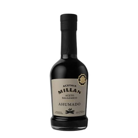 Acetaia Millan Barrel Aged Balsamic Vinegar, 250 ml/8.45 oz, Glass Bottle (250 ml/8.45 oz, Smoked Balsamic)