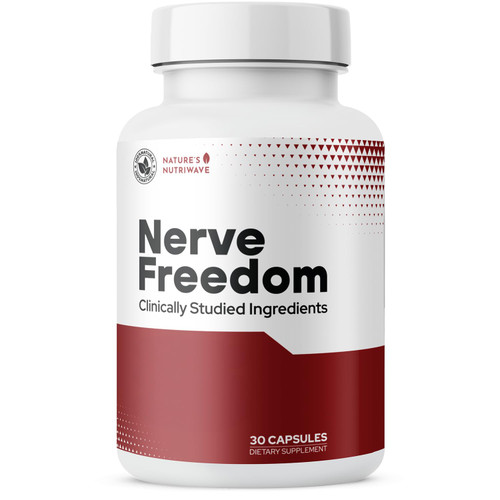 Nature’s NutriWave NerveFreedom Capsules - Plant-Based Formula with Turmeric, Alpha Lipoic Acid, and Magnesium Glycinate – Non-GMO, Made in The USA, Easy-to-Use, 30 Capsules, 1 Month Supply