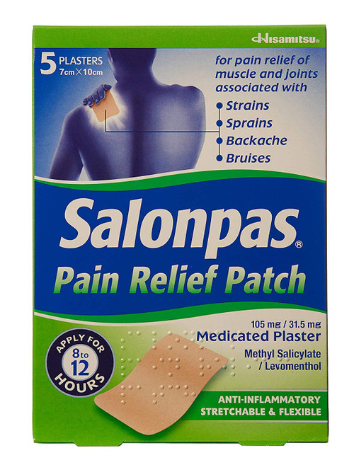 Salonpas Pain Relief Patches 5 Each
